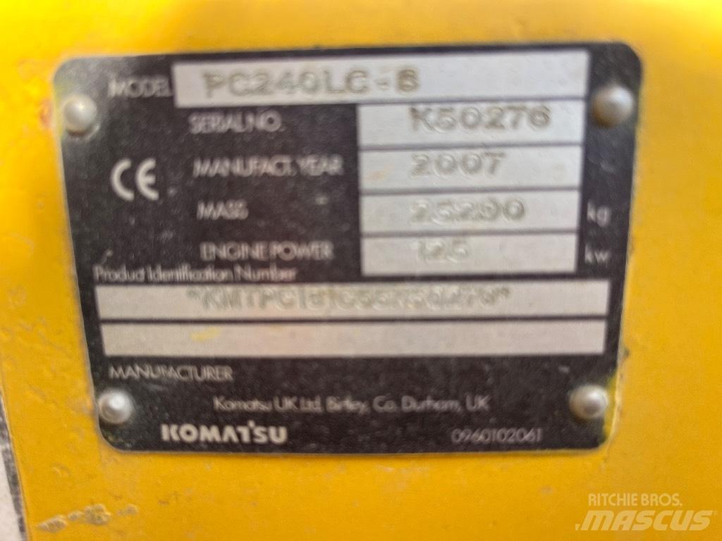 Volvo Pc240-7 Paletli ekskavatörler