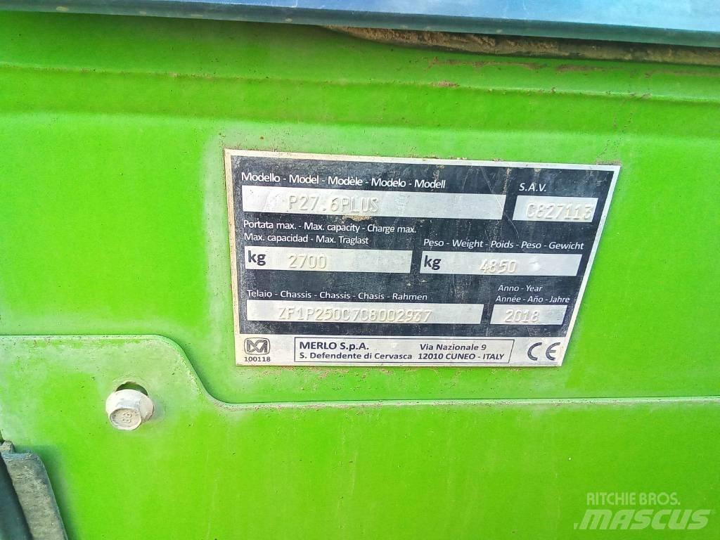 Merlo P 27.6 Plus Teleskopik yükleyiciler