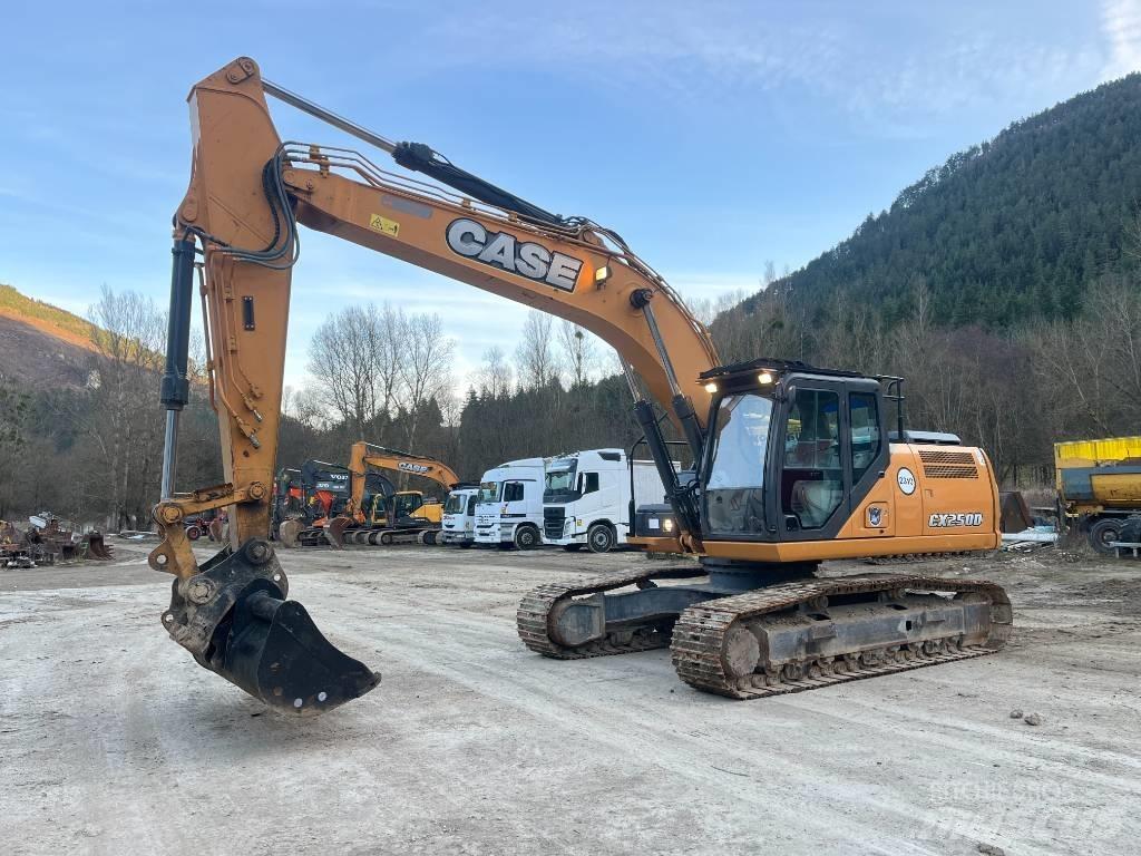 CASE CX 250 D Paletli ekskavatörler