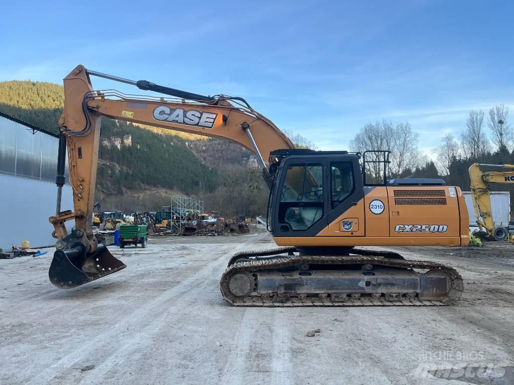 CASE CX 250 D Paletli ekskavatörler