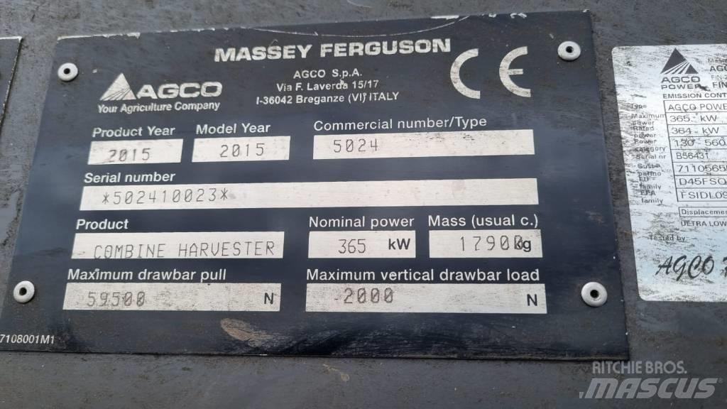 Massey Ferguson 9380 Biçerdöverler