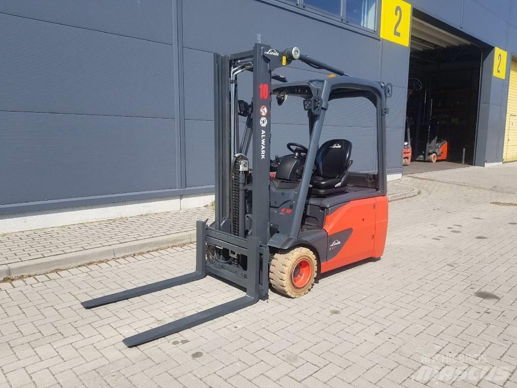 Linde E18 Elektrikli forkliftler