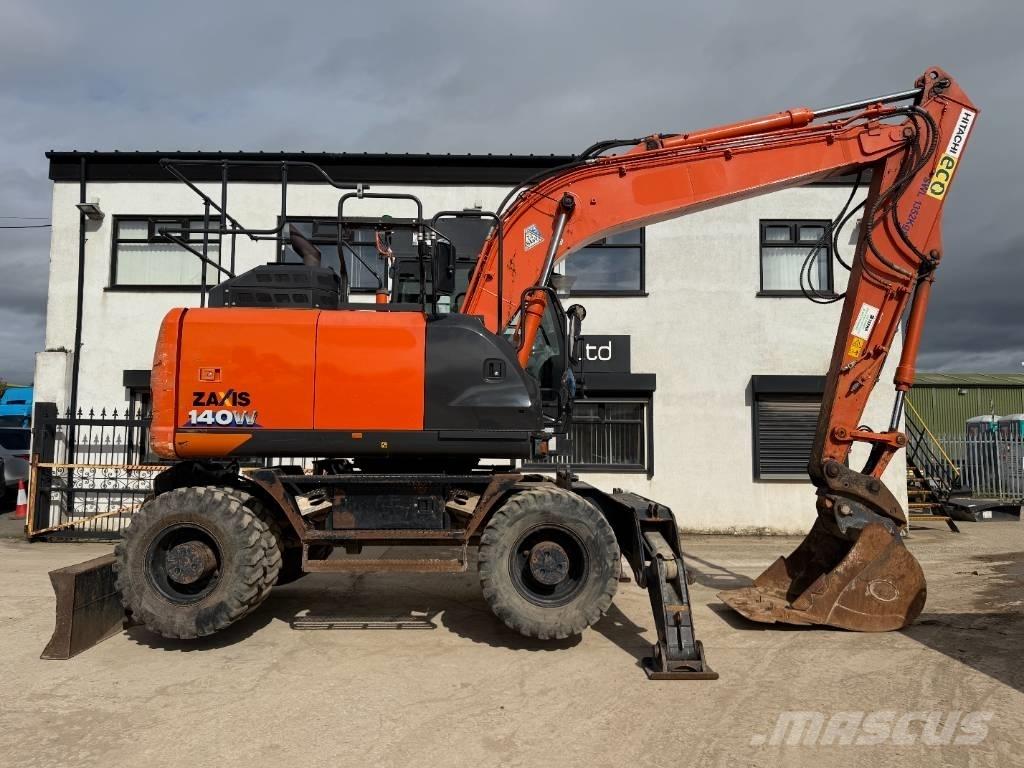 Hitachi ZX 140 W-6 Lastik tekerli ekskavatörler