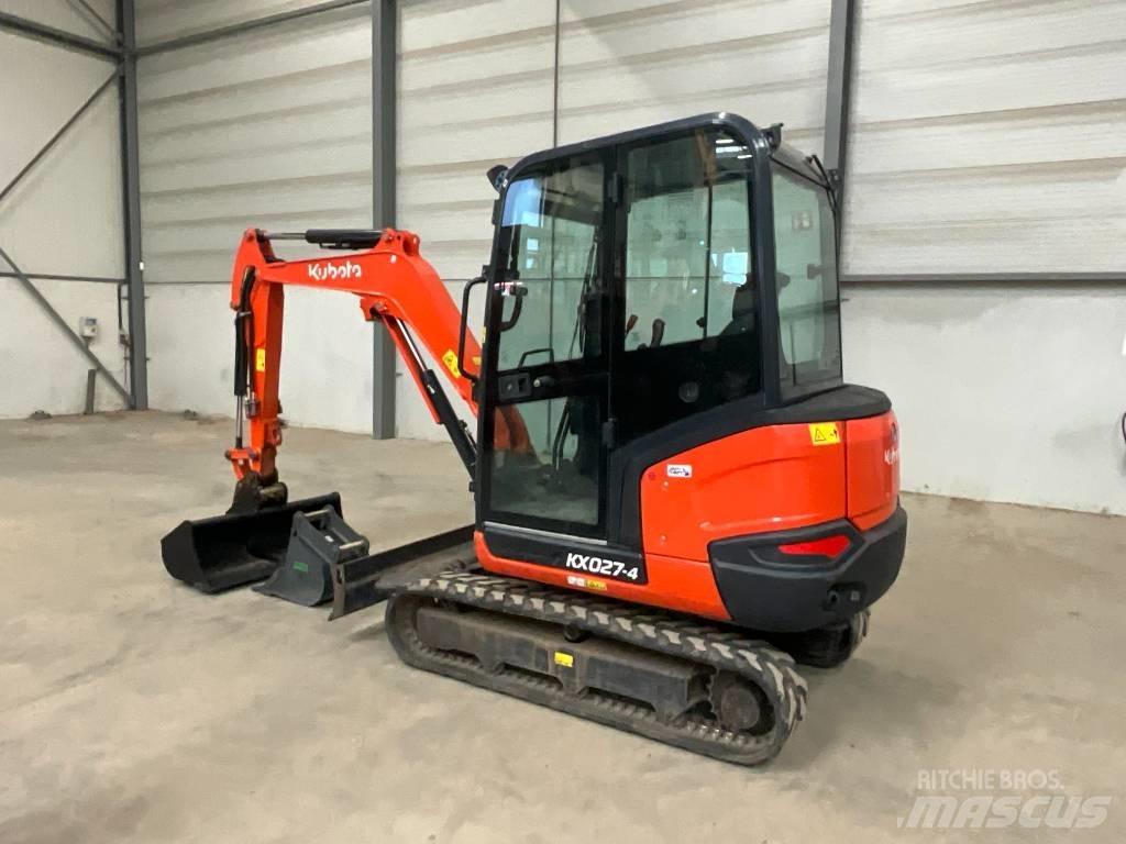 Kubota KX 027-4 HI Mini ekskavatörler, 7 tona dek
