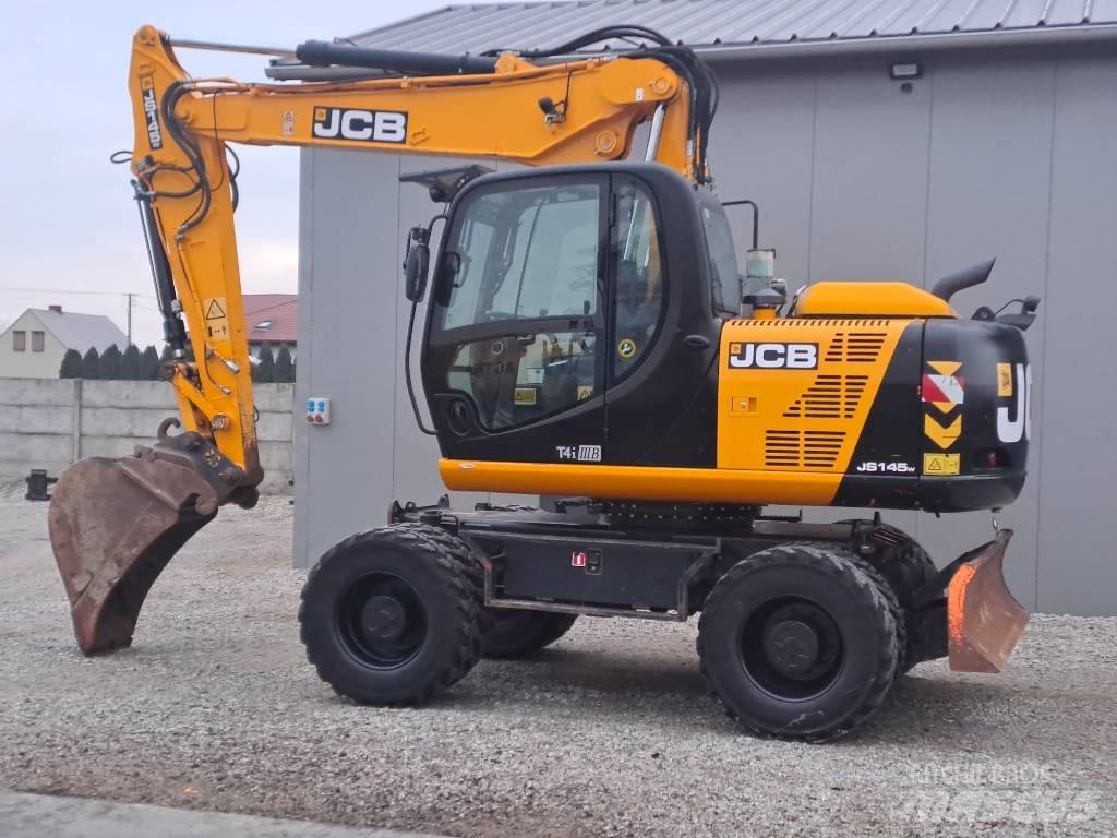 JCB JS145 W Lastik tekerli ekskavatörler