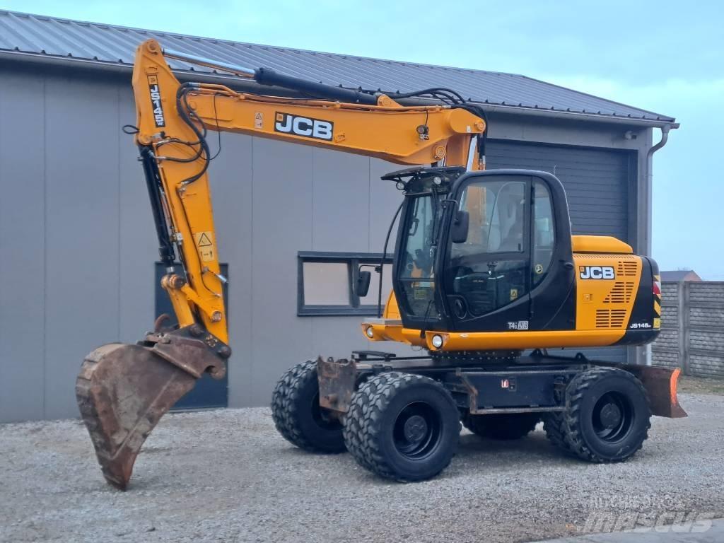 JCB JS145 W Lastik tekerli ekskavatörler