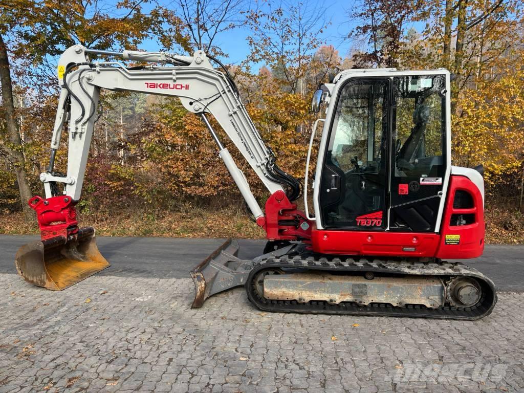 Takeuchi TB 370 Mini ekskavatörler, 7 tona dek