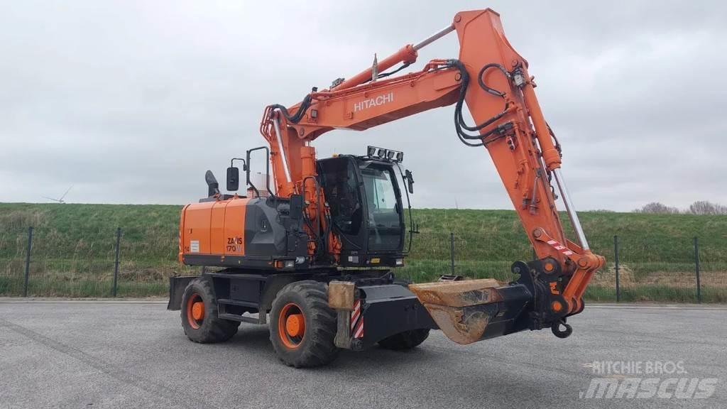 Hitachi ZX 170W-5B Lastik tekerli ekskavatörler