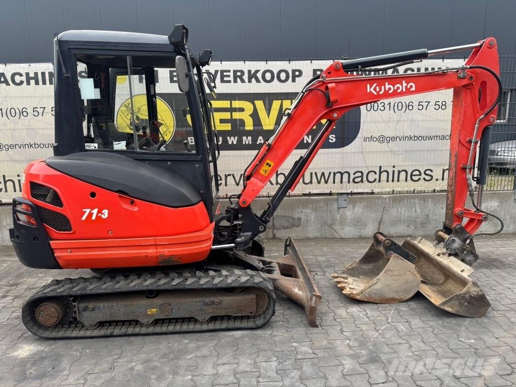 Kubota KX 71-3 Mini ekskavatörler, 7 tona dek