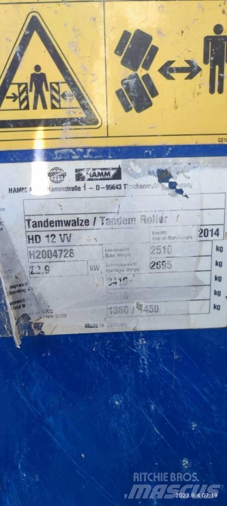 Hamm HD 12 VV Çift tamburlu silindirler