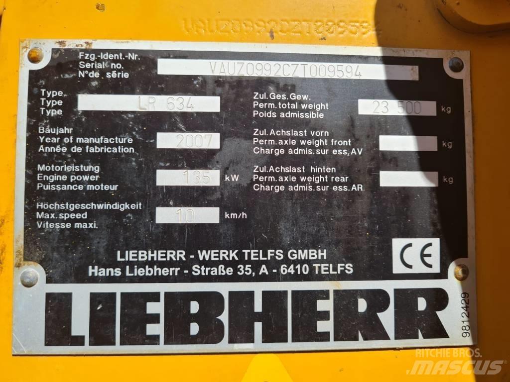 Liebherr LR 634 Paletli yükleyiciler