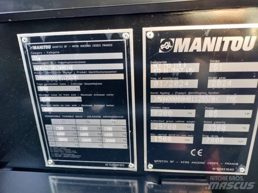Manitou MLT733 Tarimsal teleskopik yükleyiciler