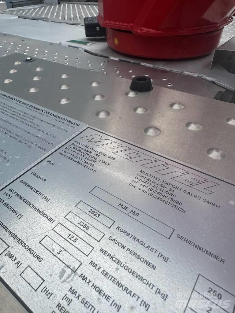 Multitel MJE250 Araç üstü platformlar