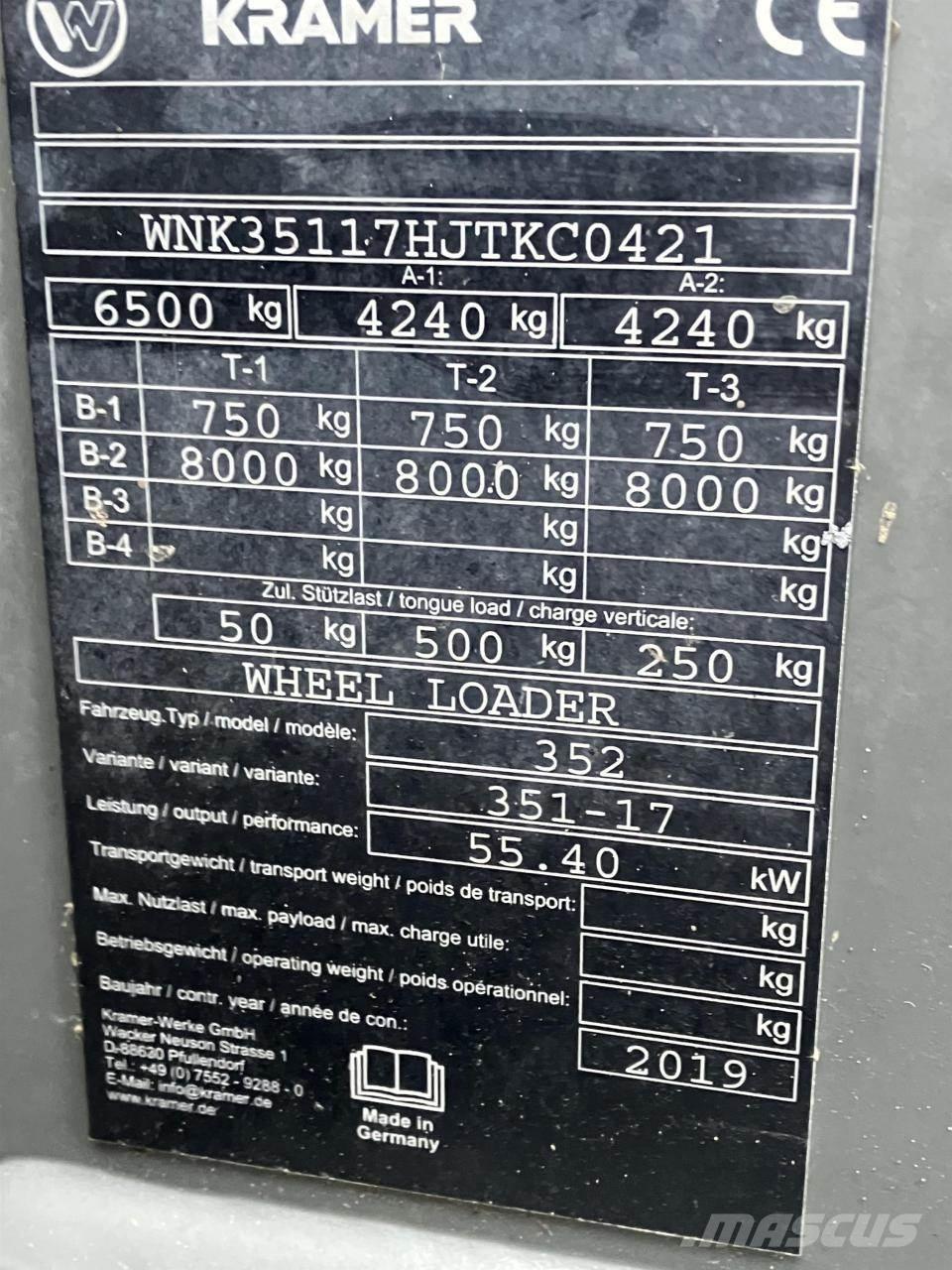 Kramer 8085T Tarimsal teleskopik yükleyiciler