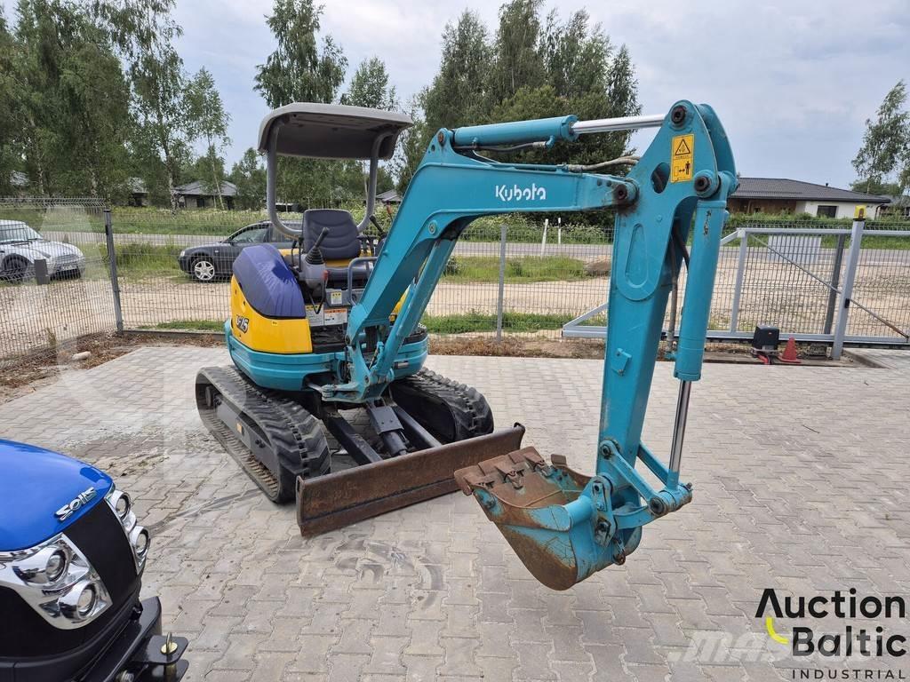Kubota U 25 Mini ekskavatörler, 7 tona dek