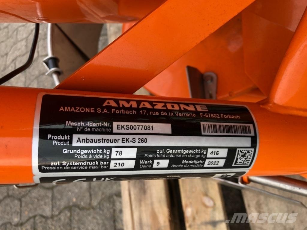 Amazone EKS 260 Kum ve tuz serpiciler