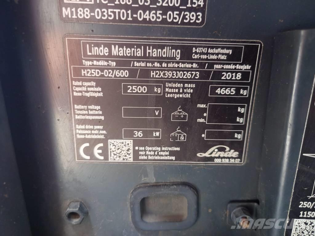 Linde H 25 D Dizel forkliftler