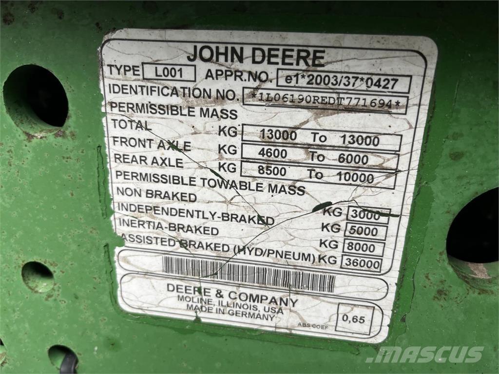 John Deere 6190R Traktörler