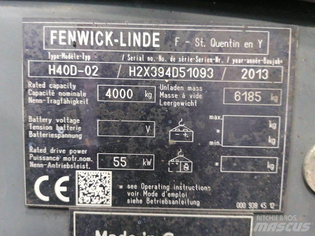 Linde H40D-02 Dizel forkliftler