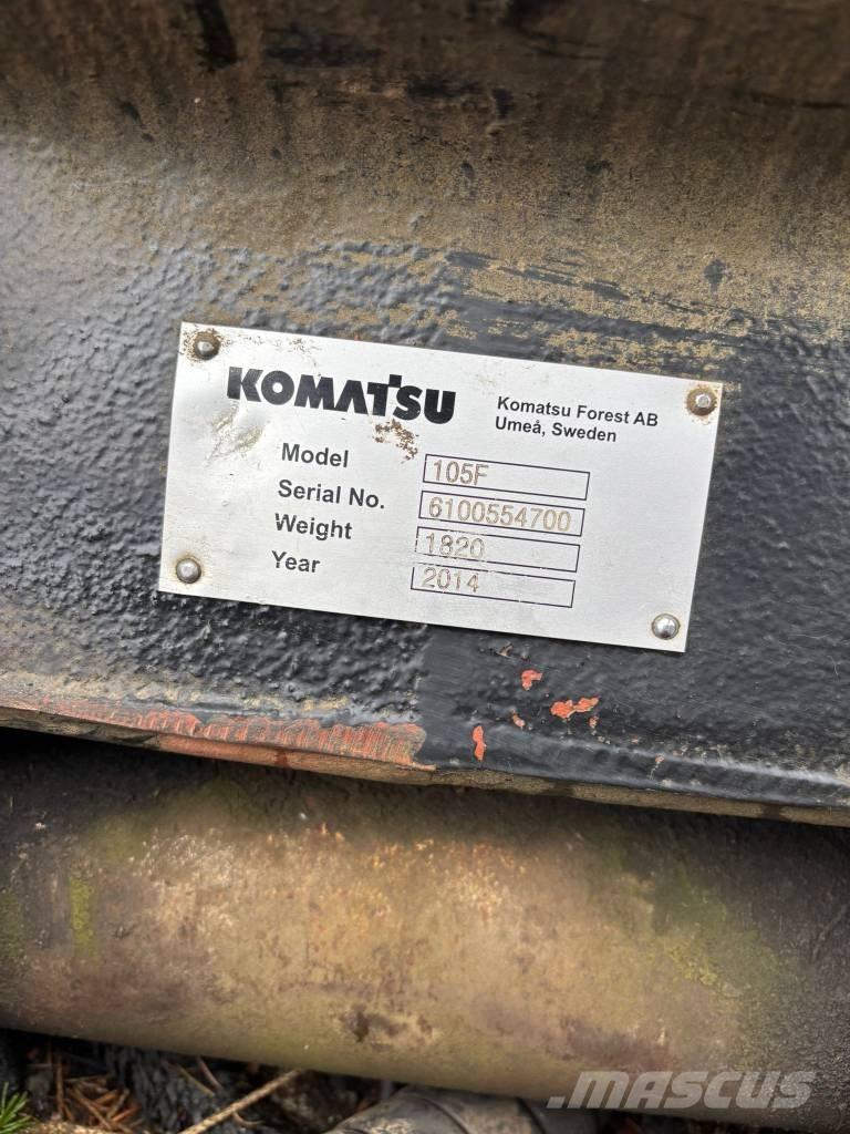 Komatsu 845 Tomruk yükleyici traktörler