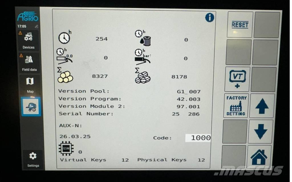 Goweil G1 F125 Kombi Rulo balya makinalari