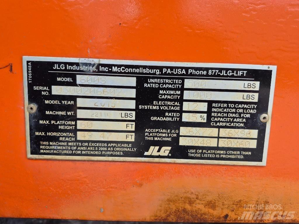 JLG 800 S Körüklü personel platformları
