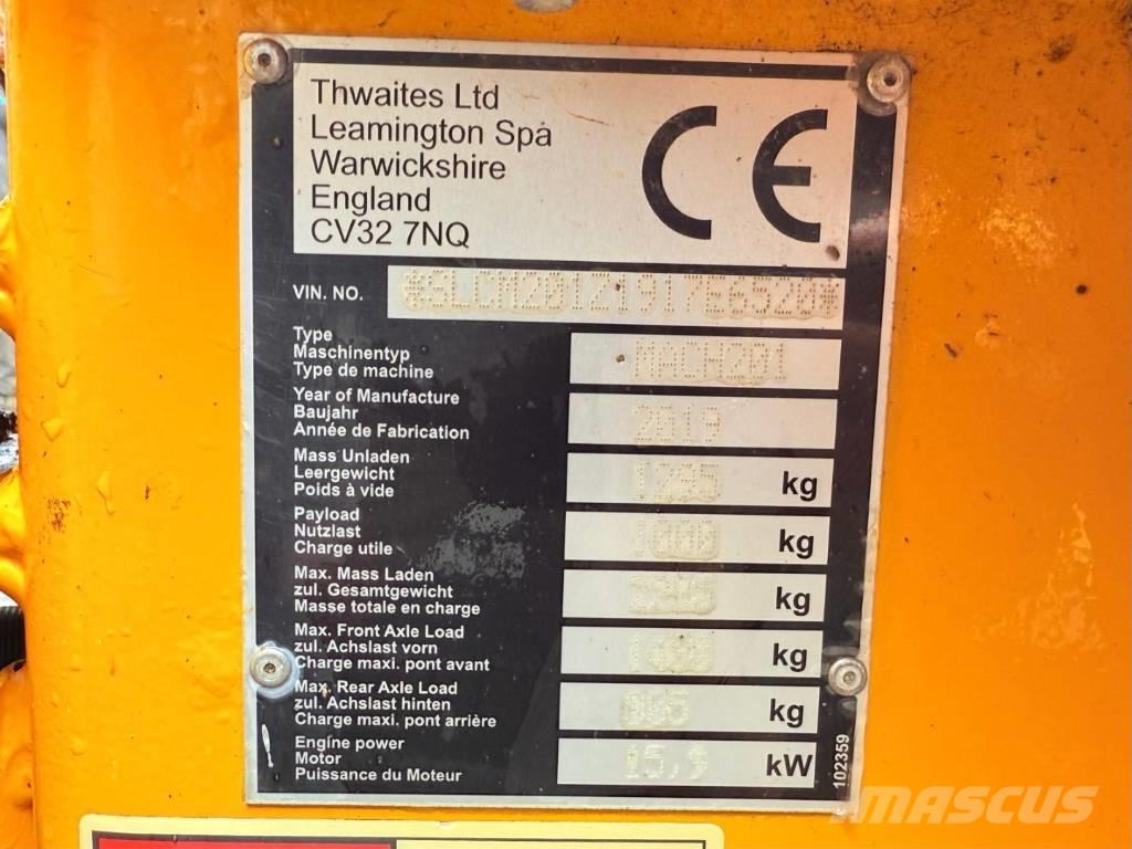Thwaites Mach 201 Belden kirma kamyonlar