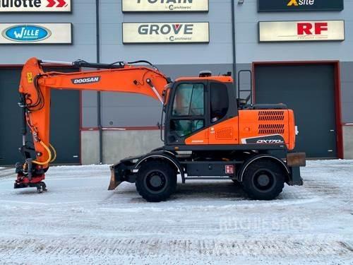 Doosan DX170W-5 Lastik tekerli ekskavatörler