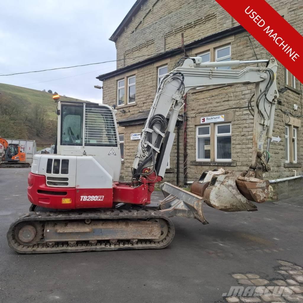 Takeuchi TB 280 FR Midi ekskavatörler 7 - 12 t