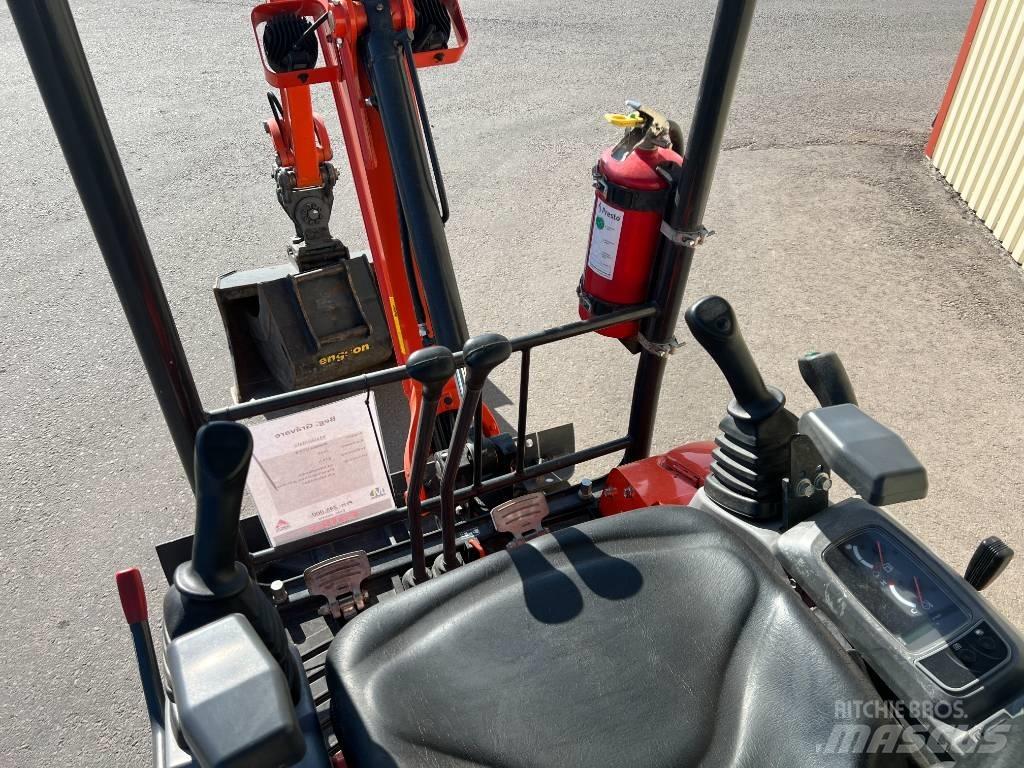 Kubota U 17-3 Mini ekskavatörler, 7 tona dek