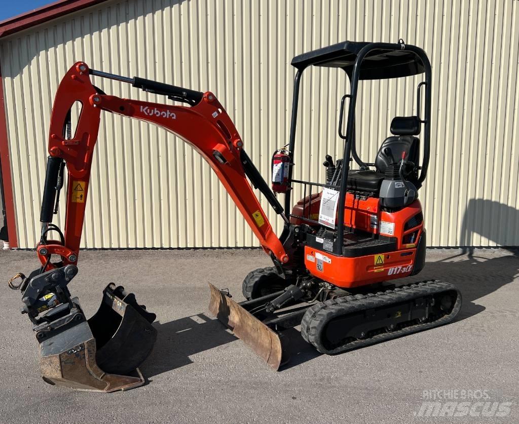 Kubota U 17-3 Mini ekskavatörler, 7 tona dek