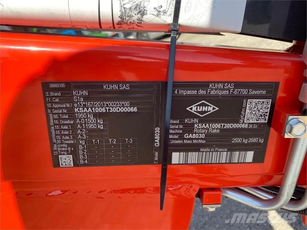 Kuhn GA8030 Kendi yürür saman makinaları