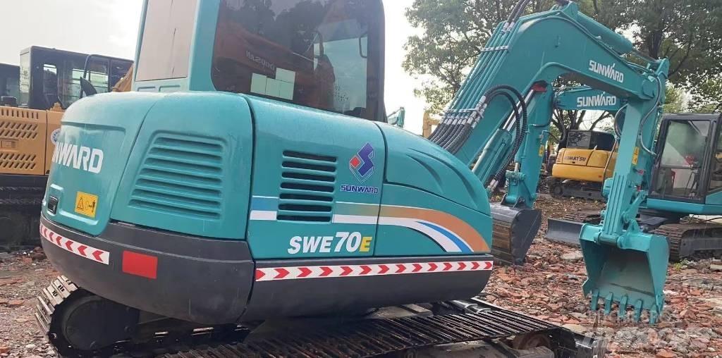 Sunward 70 Mini ekskavatörler, 7 tona dek
