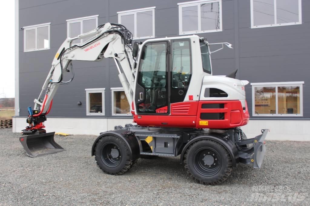 Takeuchi TB395W Lastik tekerli ekskavatörler