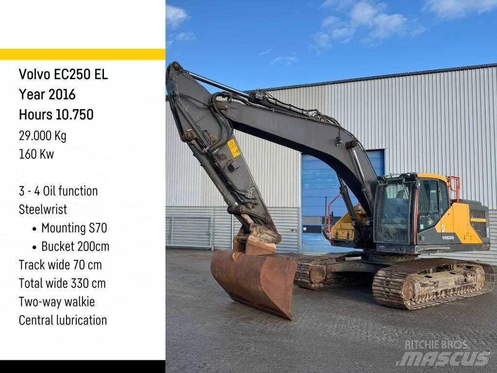 Volvo EC 250 EL Paletli ekskavatörler