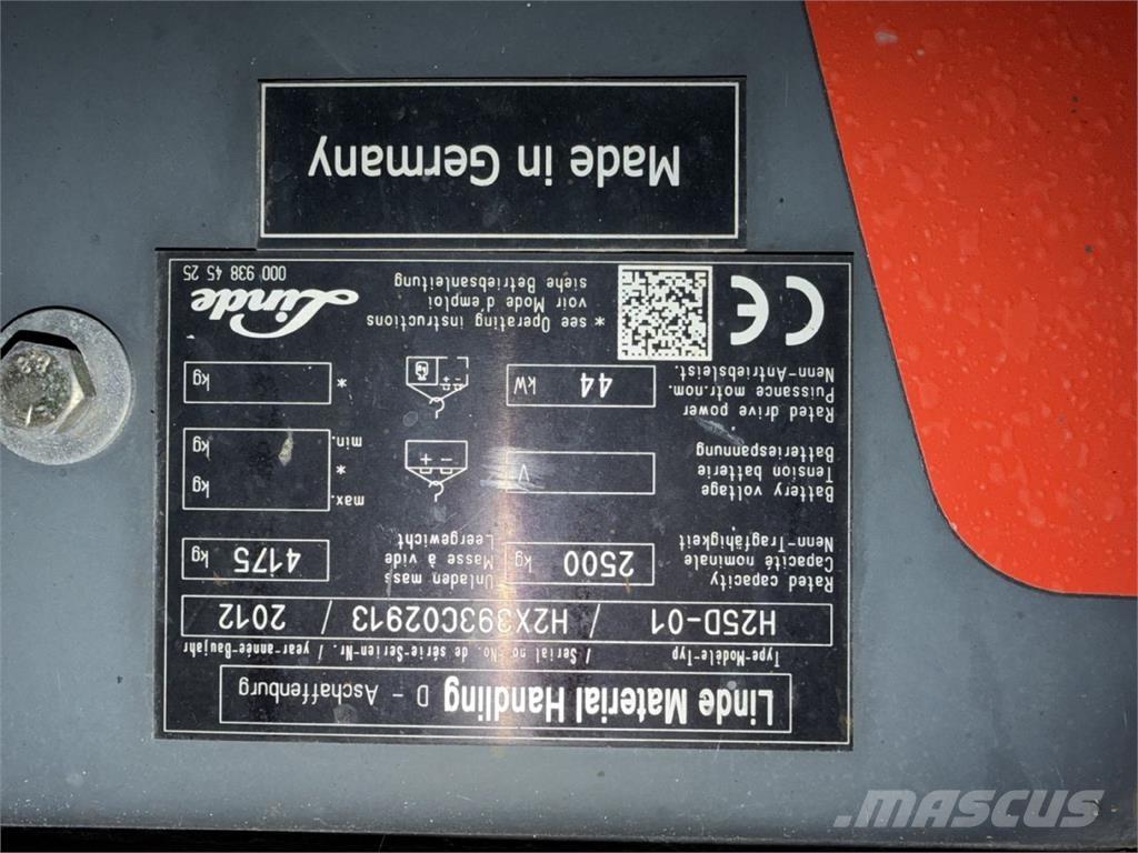 Linde H25D-01 Dizel forkliftler