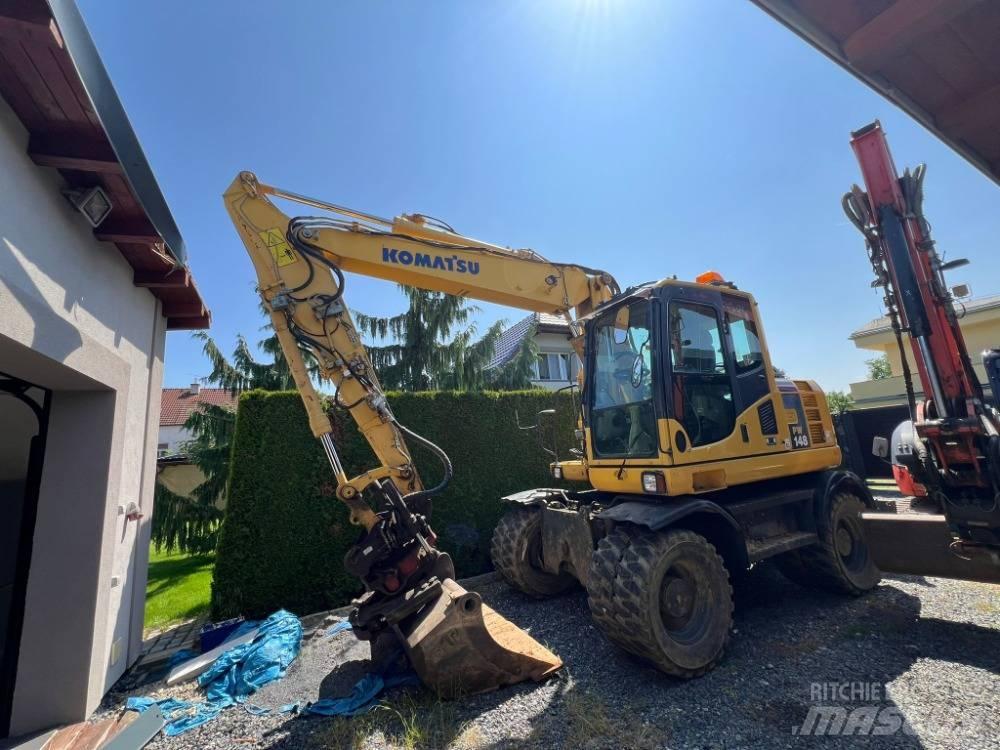 Komatsu PW 148-8 Lastik tekerli ekskavatörler