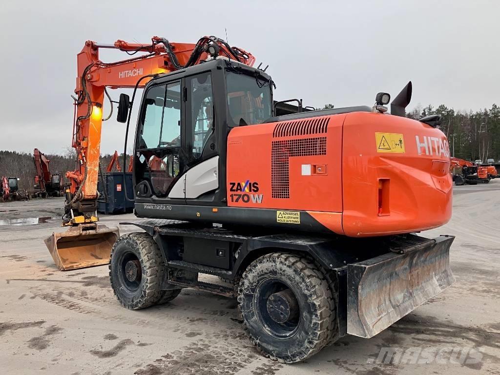 Hitachi ZX170WT-5 Lastik tekerli ekskavatörler