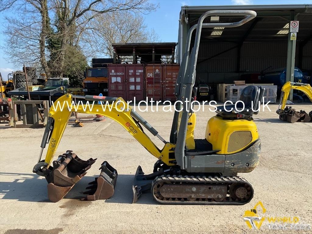 Wacker Neuson 803 Mini ekskavatörler, 7 tona dek
