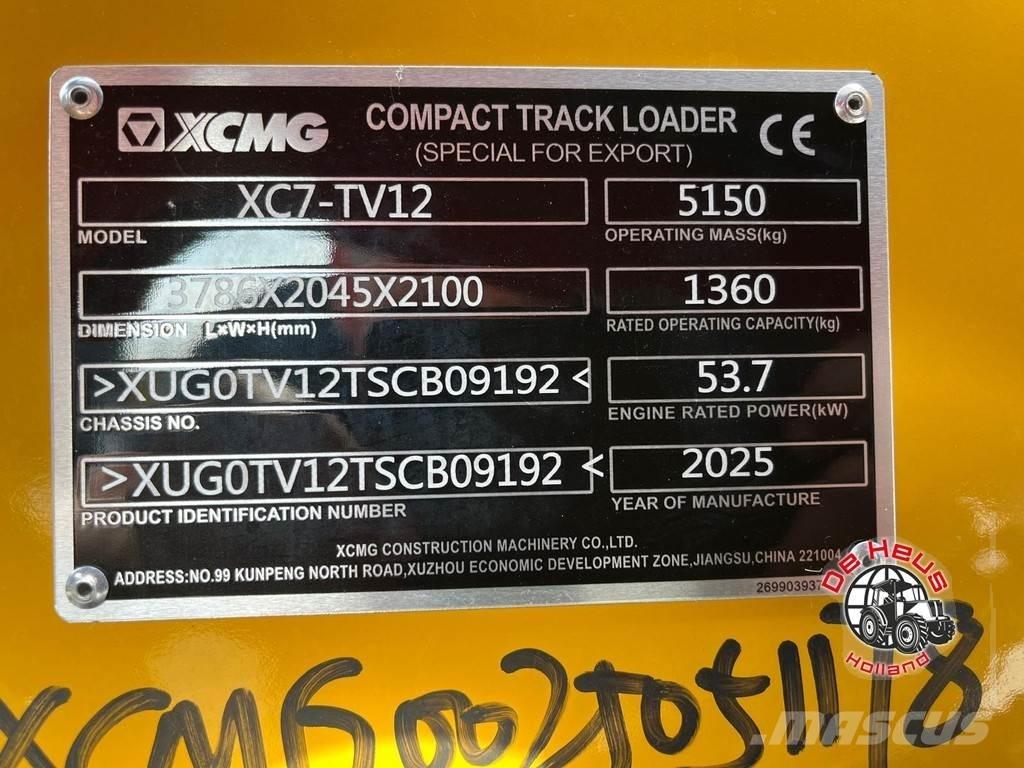 XCMG XC7-TV12 Tekerlekli yükleyiciler
