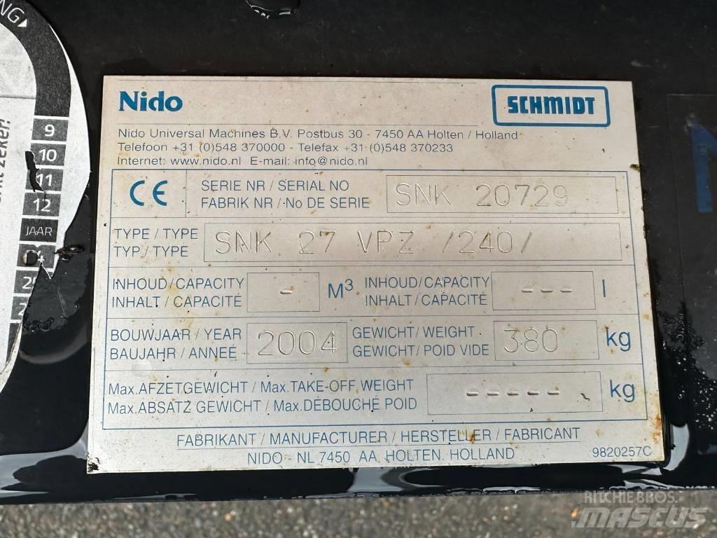 Nido SNK 27 VPZ 240 Kar küreme biçaklari