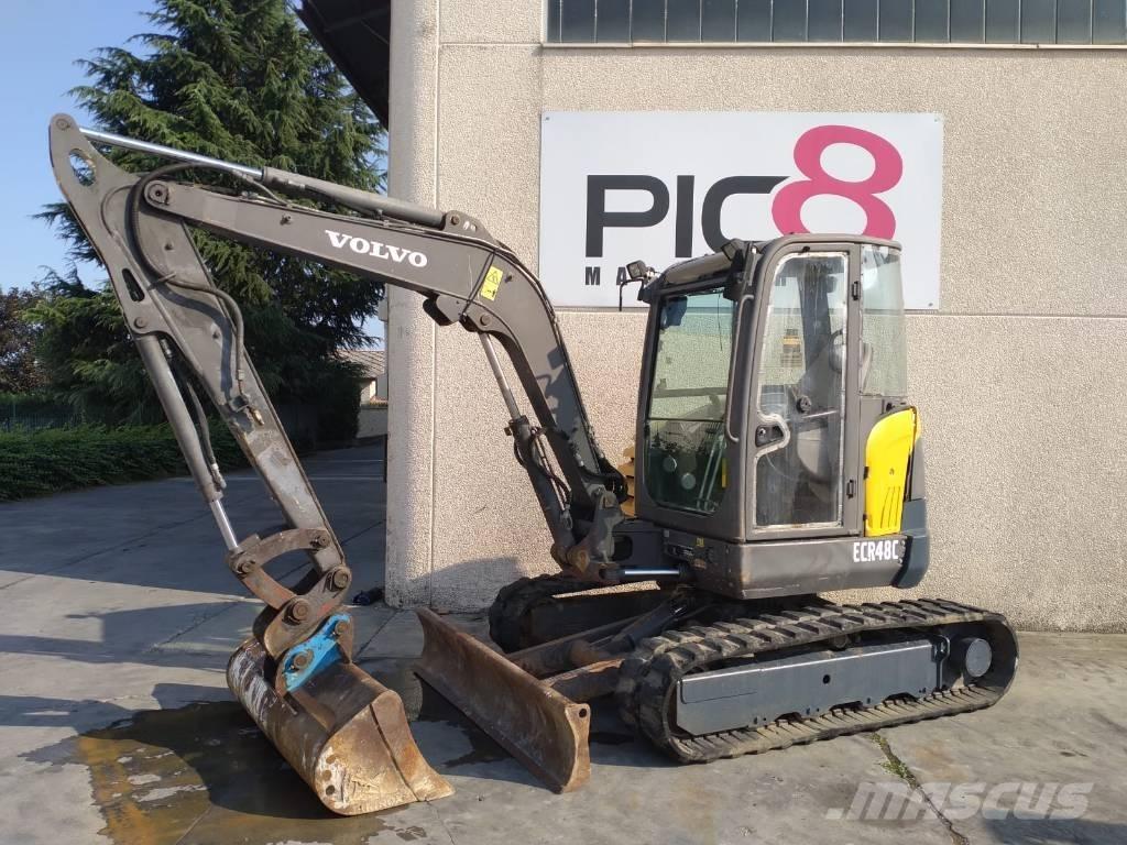 Volvo ECR 48 C Mini ekskavatörler, 7 tona dek