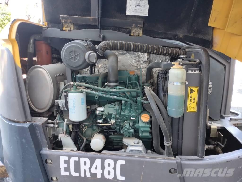 Volvo ECR 48 C Mini ekskavatörler, 7 tona dek