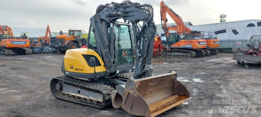 Mecalac 8MCR Mini ekskavatörler, 7 tona dek