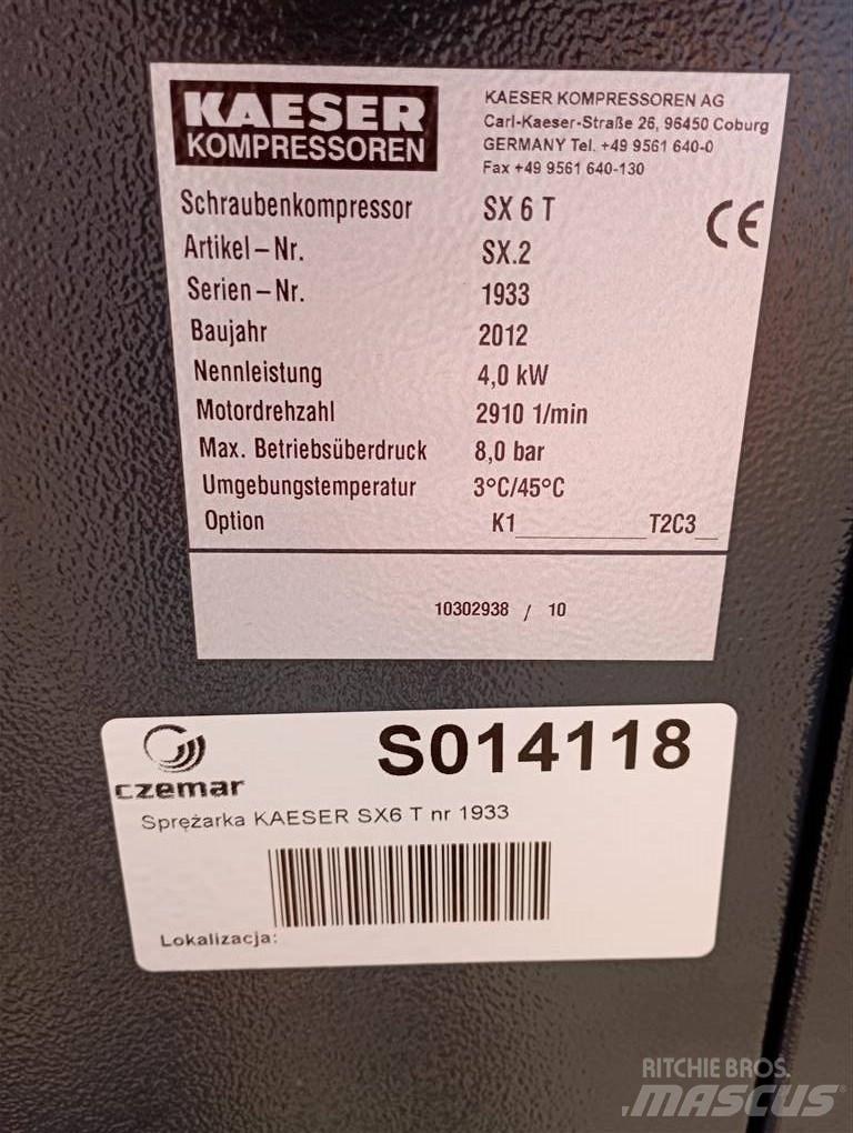 Kaeser SX6 T Kompresörler