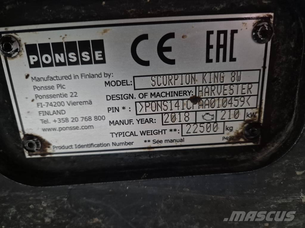 Ponsse Scorpion King Biçerdöverler