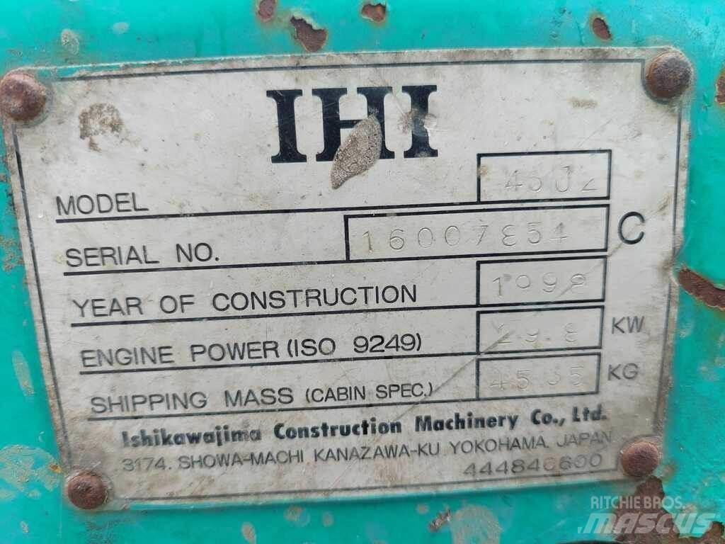 IHI 45J Mini ekskavatörler, 7 tona dek