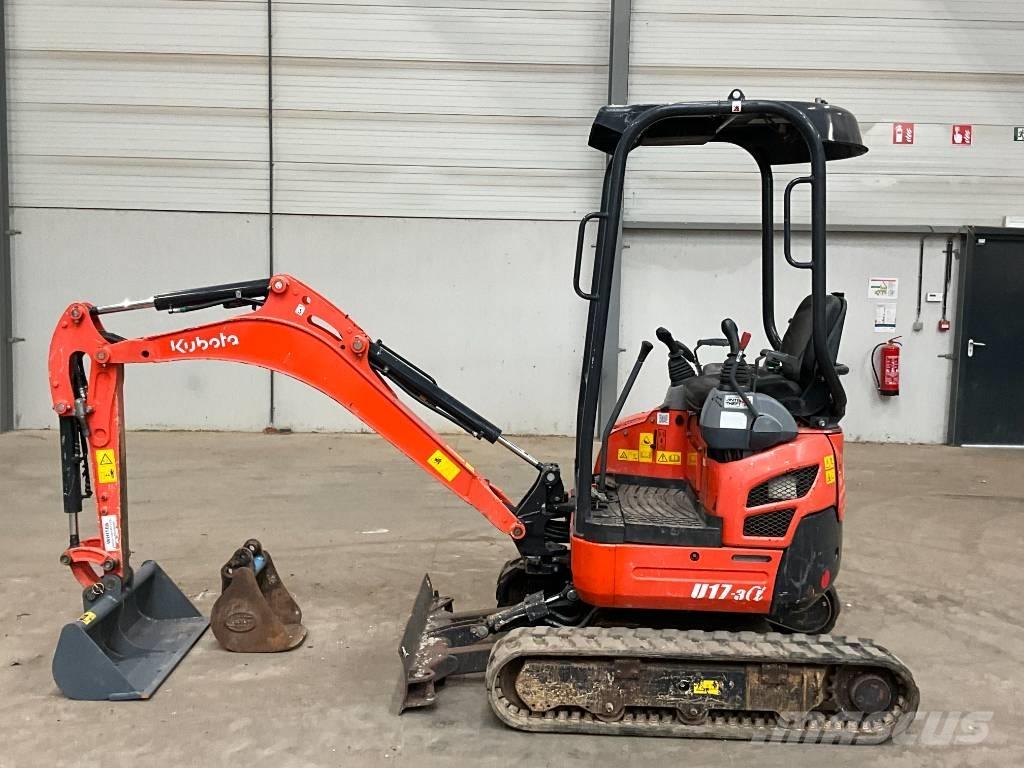 Kubota U 17-3 A Mini ekskavatörler, 7 tona dek