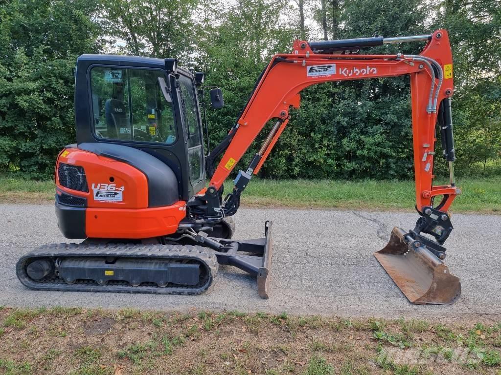 Kubota U 36-4 Mini ekskavatörler, 7 tona dek