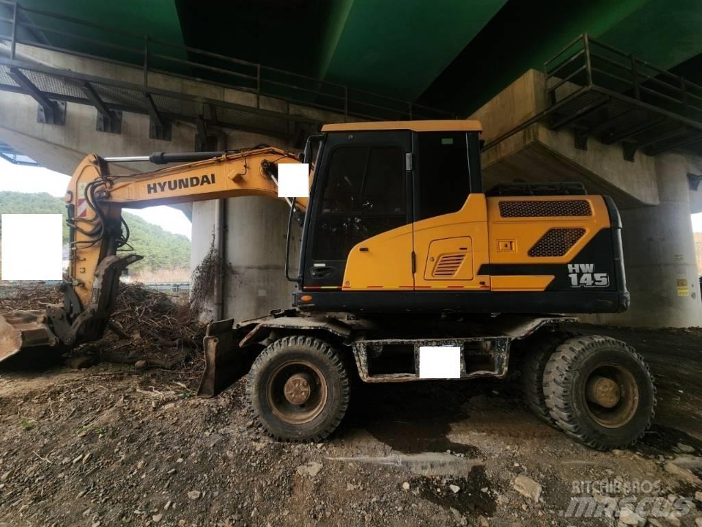 Hyundai HW 145 Lastik tekerli ekskavatörler